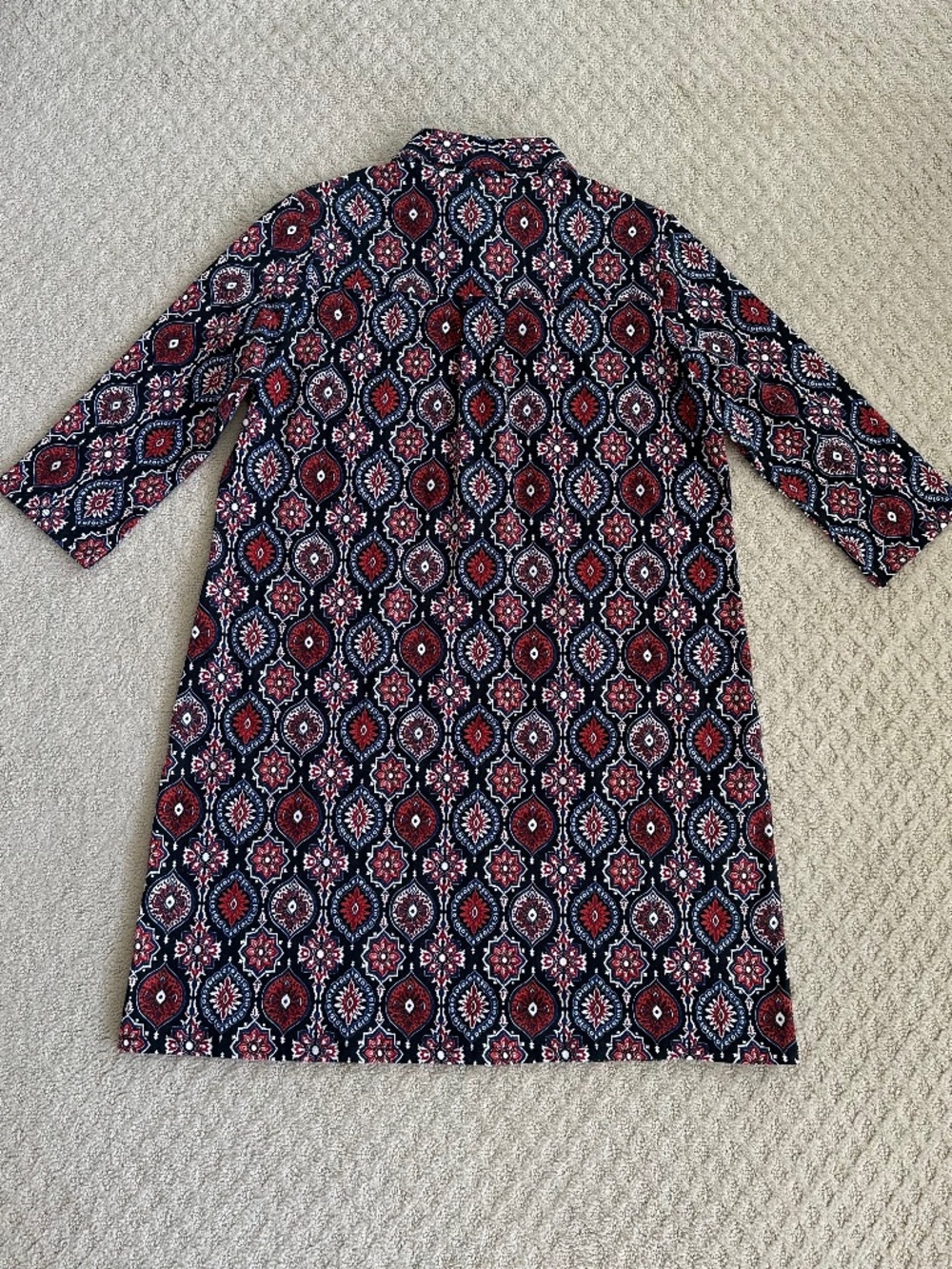 Duffield Lane Signature Stretch Cotton Jersey Coco Dress Medallion XL Classic - Picture 8 of 12